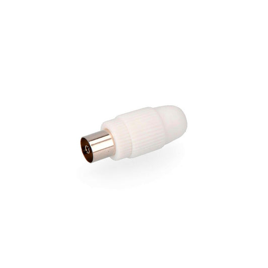 BASE AEREA TV 9,5mm. RECTA HEMBRA RETRACTILADO