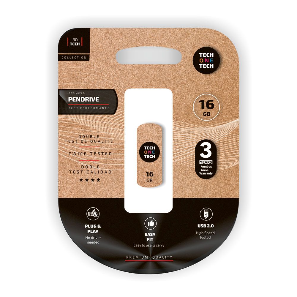 MEMORIA USB PRO SMART CLIPTECH PENDRIVE 16 GB TIPO A