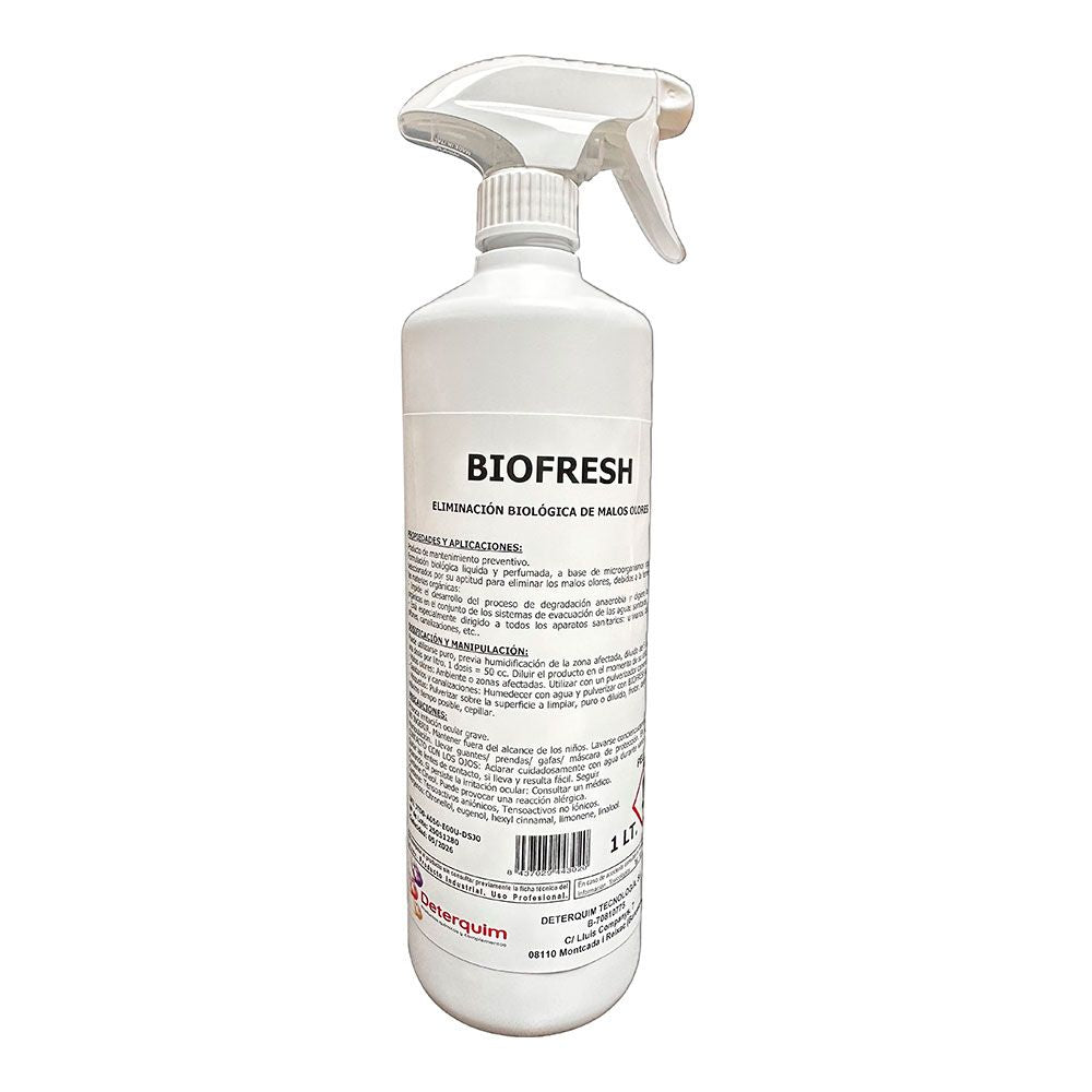 BIOFRESH, 1 l; ELIMINACIÓN BIOLÓGICA DE MALOS OLORES