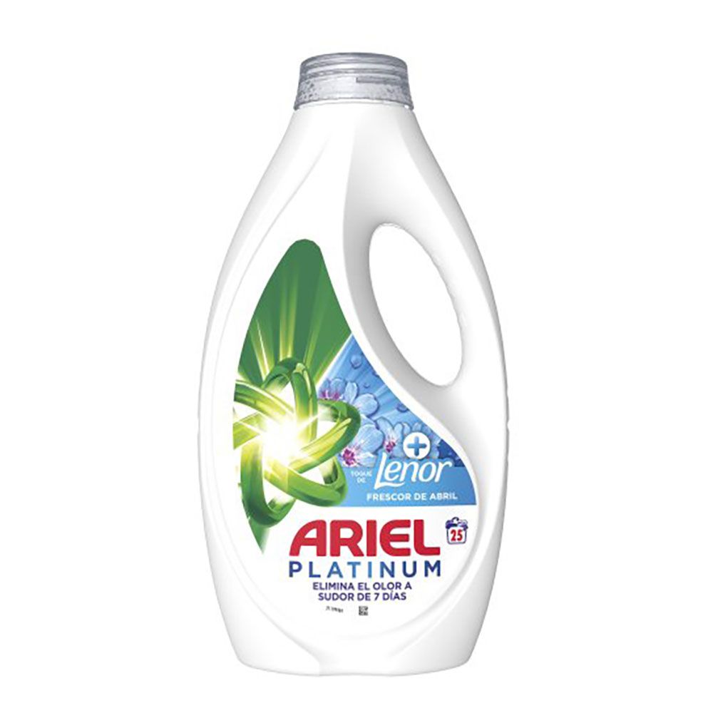 DETERGENTE LÍQUIDO PLATINUM FRESCOR DE ABRIL 25 LAVADOS 1125 ml
