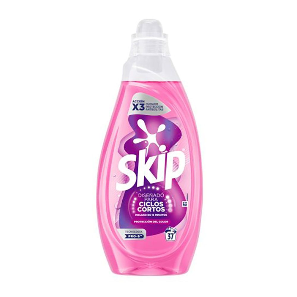 DETERGENTE LÍQUIDO CICLOS CORTOS PROTECCIÓN COLOR, 37 DOSIS