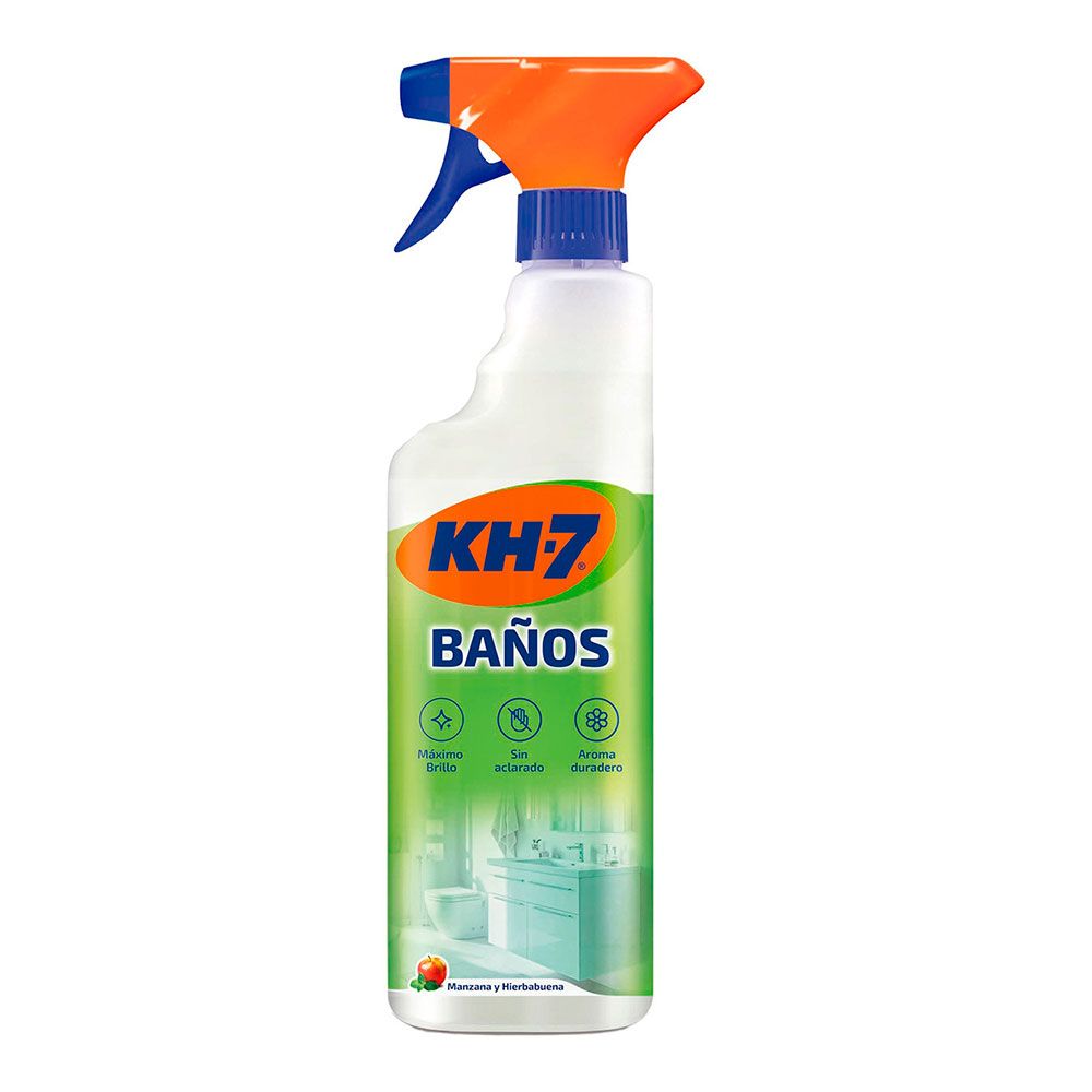 LIMPIADOR PARA BAÑOS, MANZANA Y HIERBABUENA, PULVERIZADOR, 500 ml