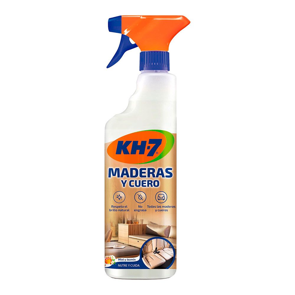 LIMPIADOR PARA MADERAS Y CUERO, AROMA MIEL Y JAZMÍN, 500 ml