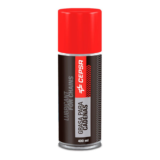 GRASA LUBRICANTE PARA CADENAS DE MOTOS, CICLOMOTORES, ETC. 400 ml