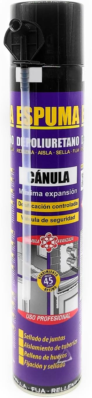 Espuma de Poliuretano con Canula