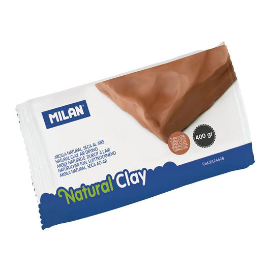 ARCILLA NATURAL SECADO AL AIRE COLOR TERRACOTA 400 g