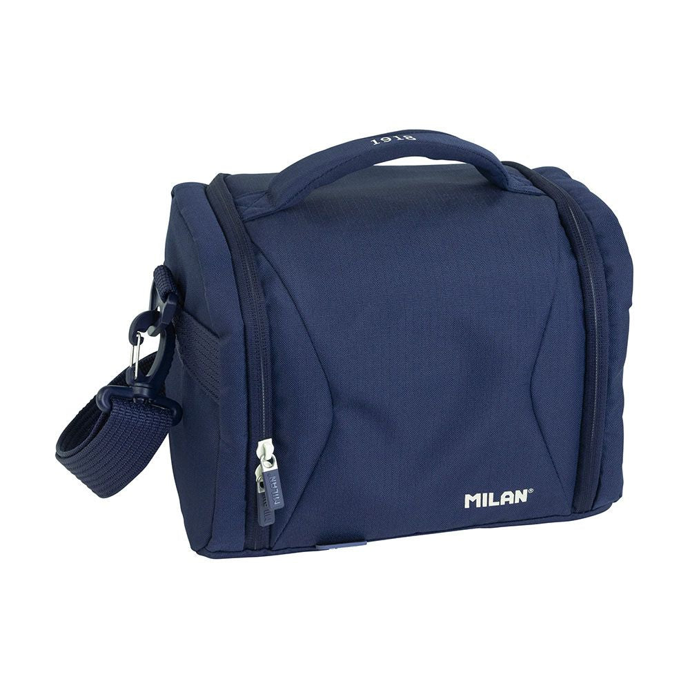 BOLSA ISOTÉRMICA PORTA ALIMENTOS SERIE 1918 AZUL MARINO GRAN CAPACIDAD 5 L