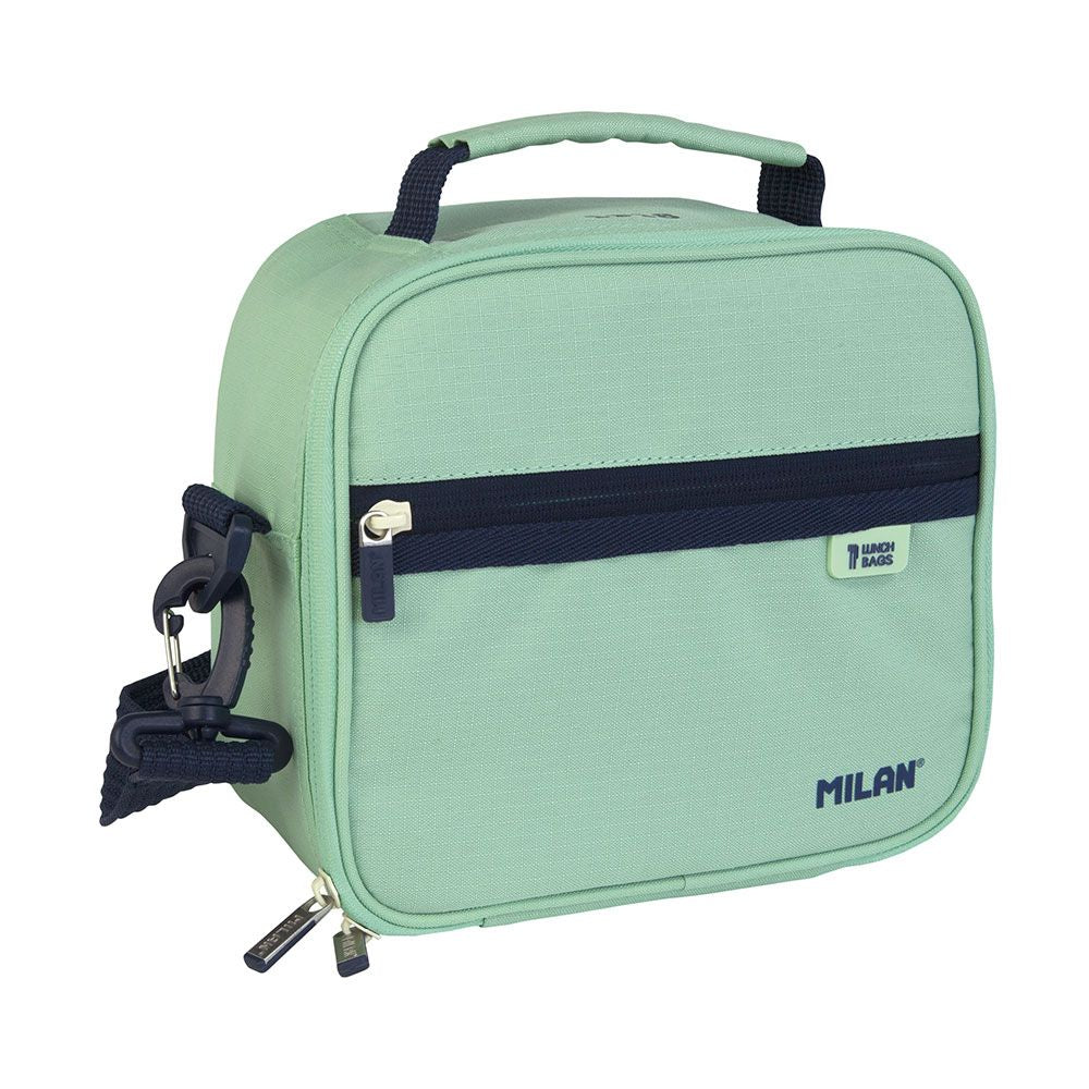 BOLSA ISOTÉRMICA PORTA ALIMENTOS SERIE 1918 VERDE CON 3 RECIPIENTES 3,5 L