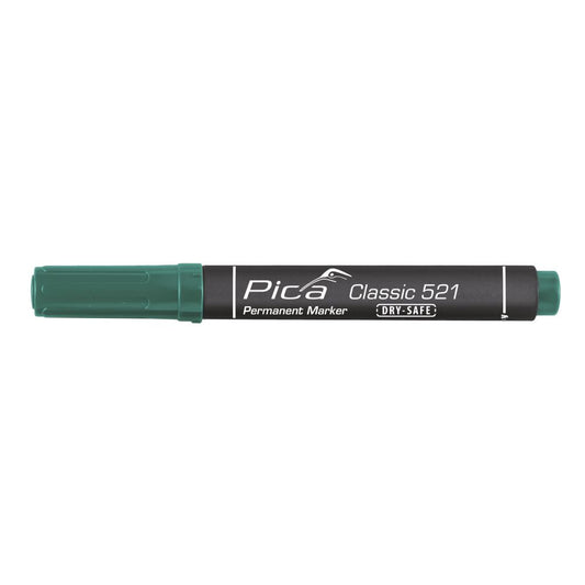 MARCADOR PERMANENTE TIPO PINCEL VERDE