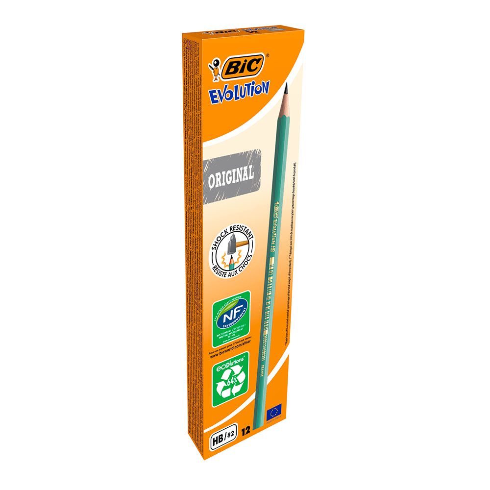 LÁPIZ EVOLUTION HB 2 CAJA 12 uds