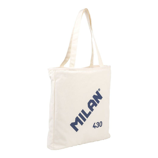 BOLSO SHOPPER COLECCIÓN "MILAN® GIGANTE 403 SINCE 1918" BEIGE