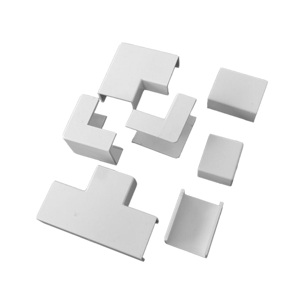 KIT ACCESORIOS PARA MINI CANAL DE 10 x 16 mm SOLERA (RETRACTILADO) KIT1016