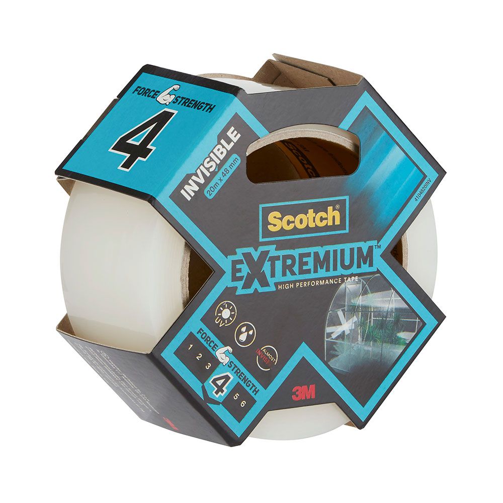 CINTA AMERICANA EXTREMIUM 4, INVISIBLE, 48 mm x 20 m