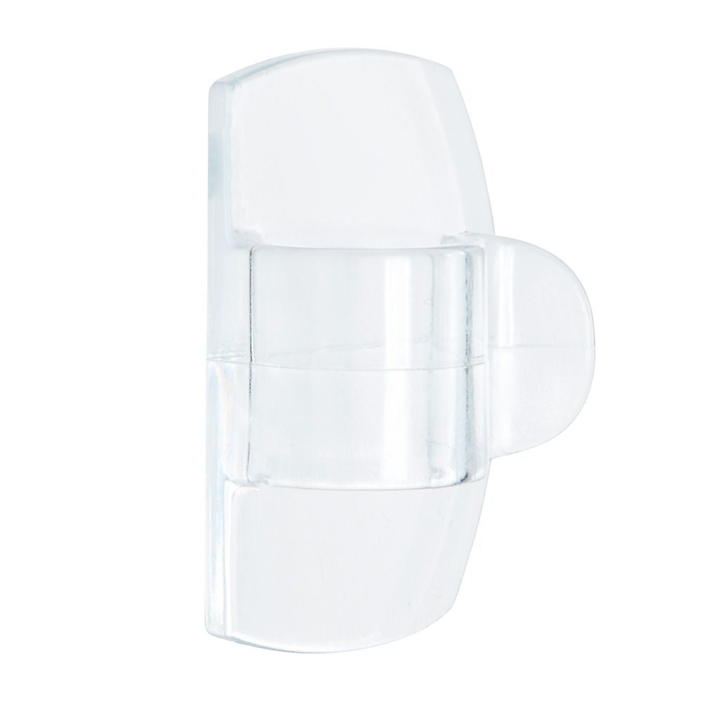 CLIPS REDONDOS PARA CABLES, TRANPARENTES, 19 x 32 x 13 mm, 4 uds + 5 TIRAS, 17017CLR