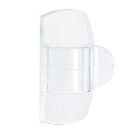 CLIPS REDONDOS PARA CABLES, TRANPARENTES, 19 x 32 x 13 mm, 4 uds + 5 TIRAS, 17017CLR