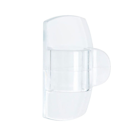 MINI GANCHO PARA LUCES, EXTERIOR, TRANSPARENTE, 8 uds + 10 TIRAS