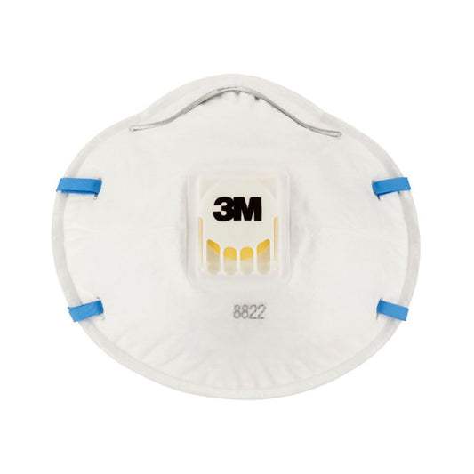 MASCARILLA PARA PARTÍCULAS 8822, FFP2, CON VÁLVULA, 3 uds