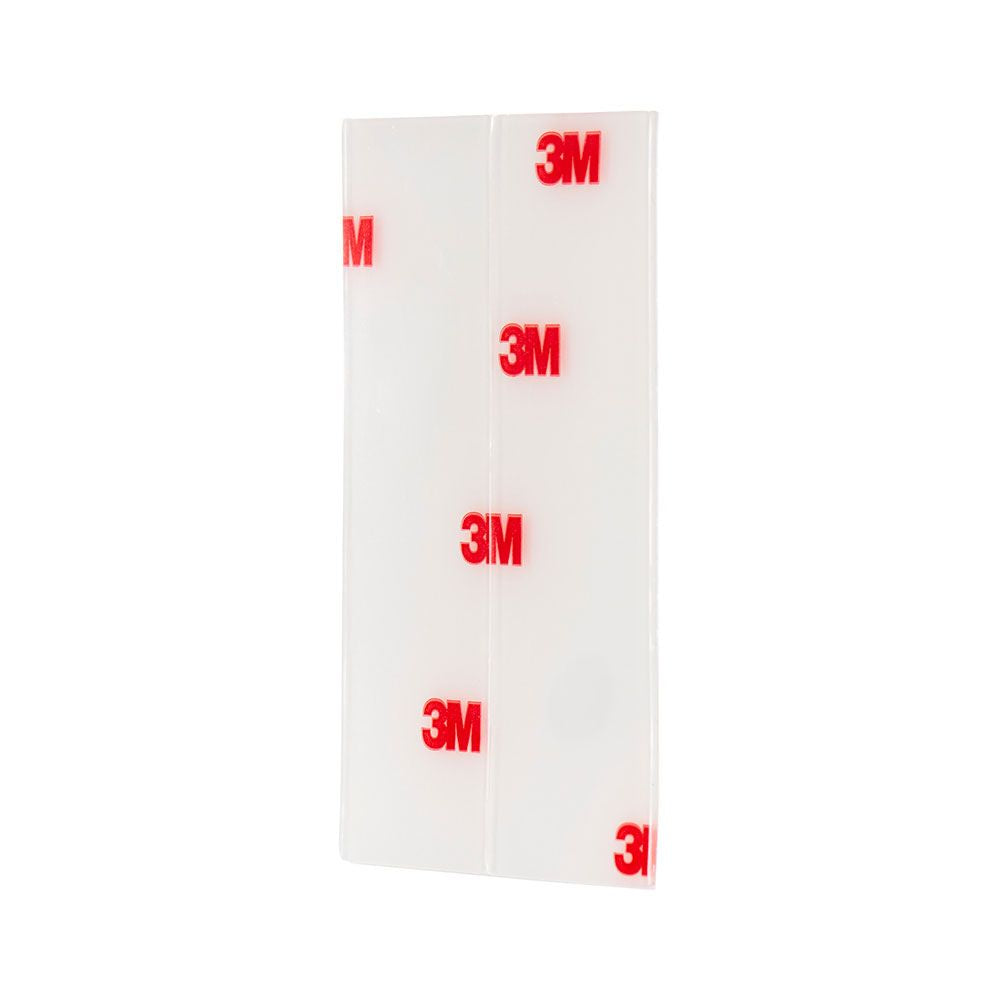 TIRA ADHESIVA DOBLE CARA TRANSPARENTE, MÁX 4 Kg, 25 mm x 76 mm, 8 uds