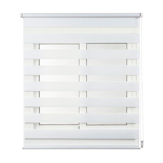 ESTOR ENROLLABLE CLIP & FIX, NOCHE & DIA, BLANCO 60 x 180 cm