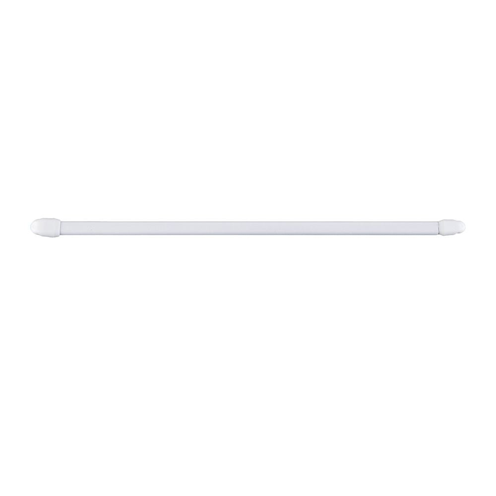 PORTAVISILLO EXTENSIBLE PLANO BLANCO, Ø1,1 x 30 - 45 cm,  2 uds