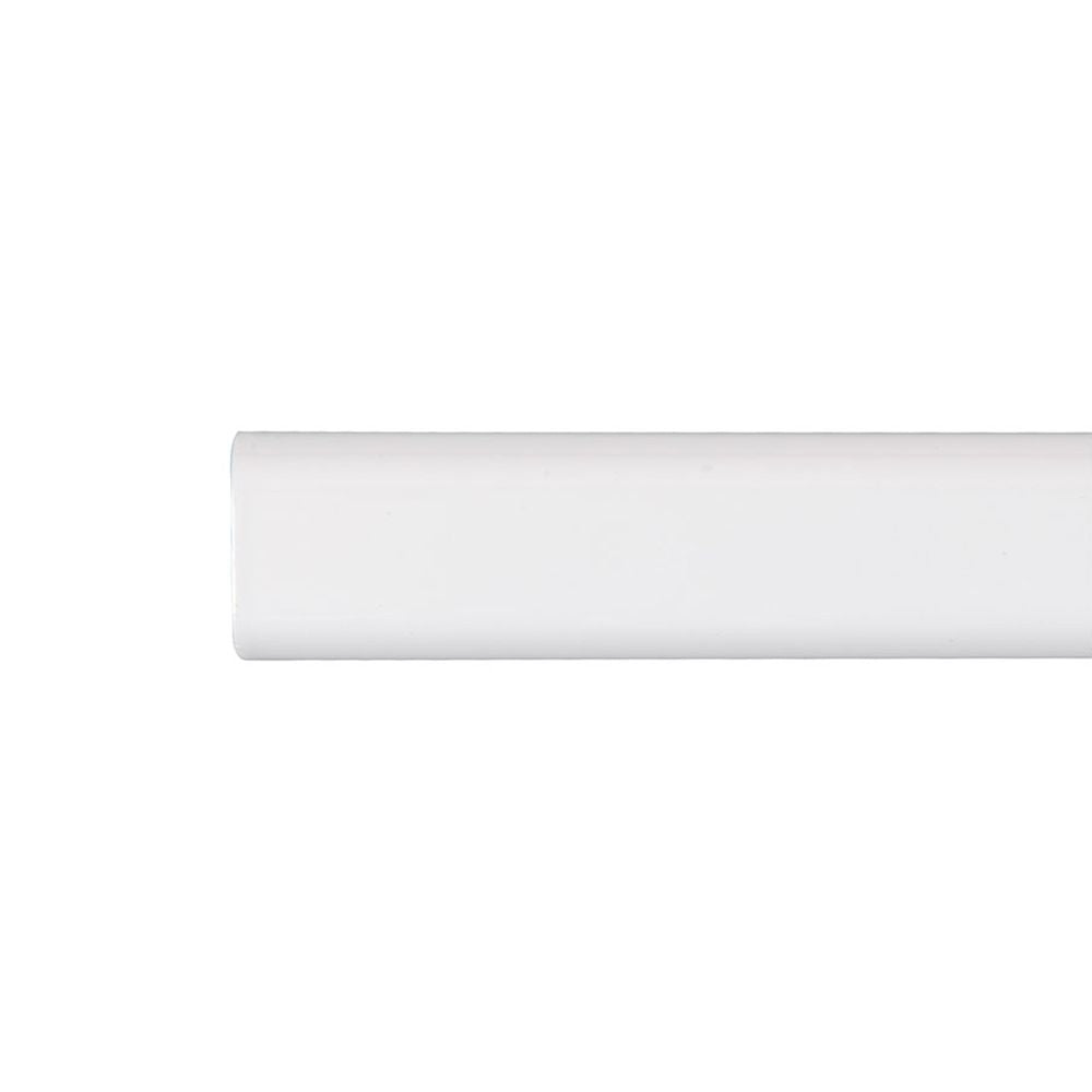 BARRA ARMARIO OVALADA METAL BLANCO 200CM CINTACOR - STORPLANET