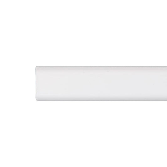 BARRA ARMARIO OVALADA METAL BLANCO 200CM CINTACOR - STORPLANET