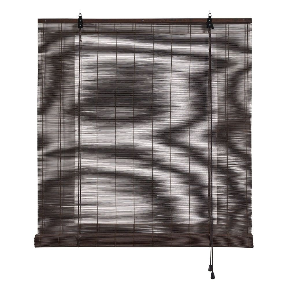 ESTOR ENROLLABLE BAMBÚ OCRE WENGUE 150 x 175 cm