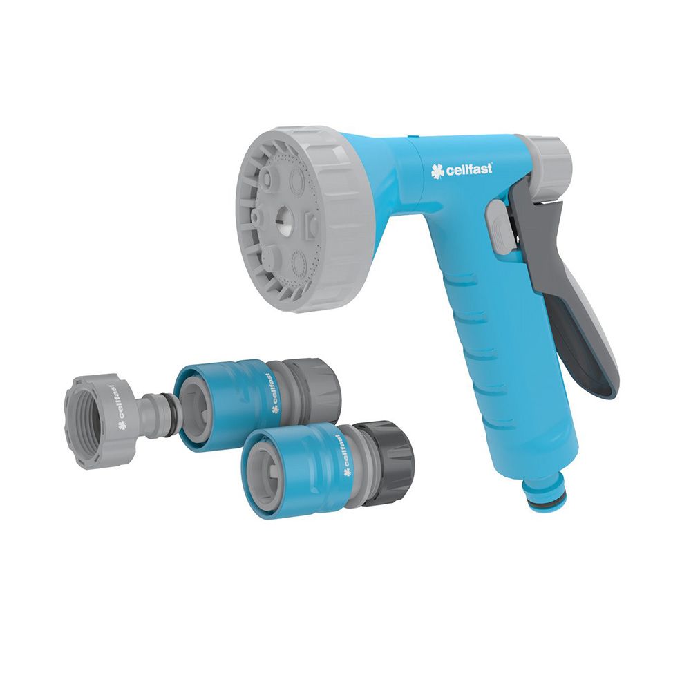 SET PISTOLA DE RIEGO RAIN IDEAL 1/2" - 5/8"