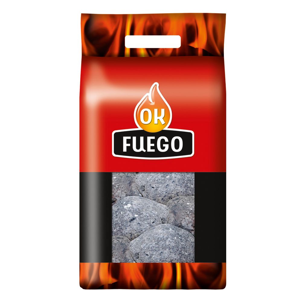 OKFUEGO LAVA VOLCANICA BARBACOA GAS 4 Kg