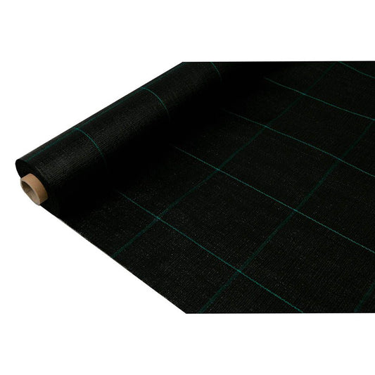 MALLA ANTIHIERBA 100 g/m² NEGRA 1 x 25 m