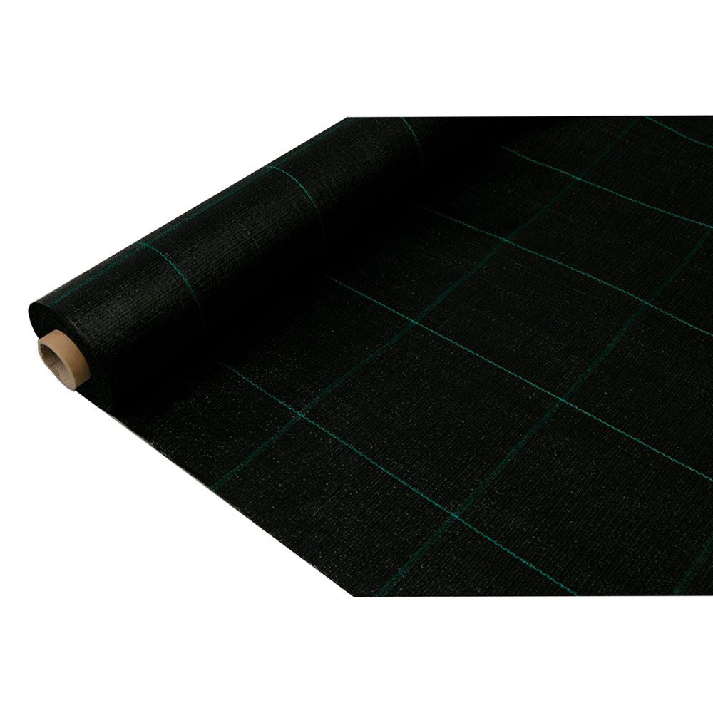 MALLA ANTIHIERBA 100 g/m² NEGRA 2 x 25 m