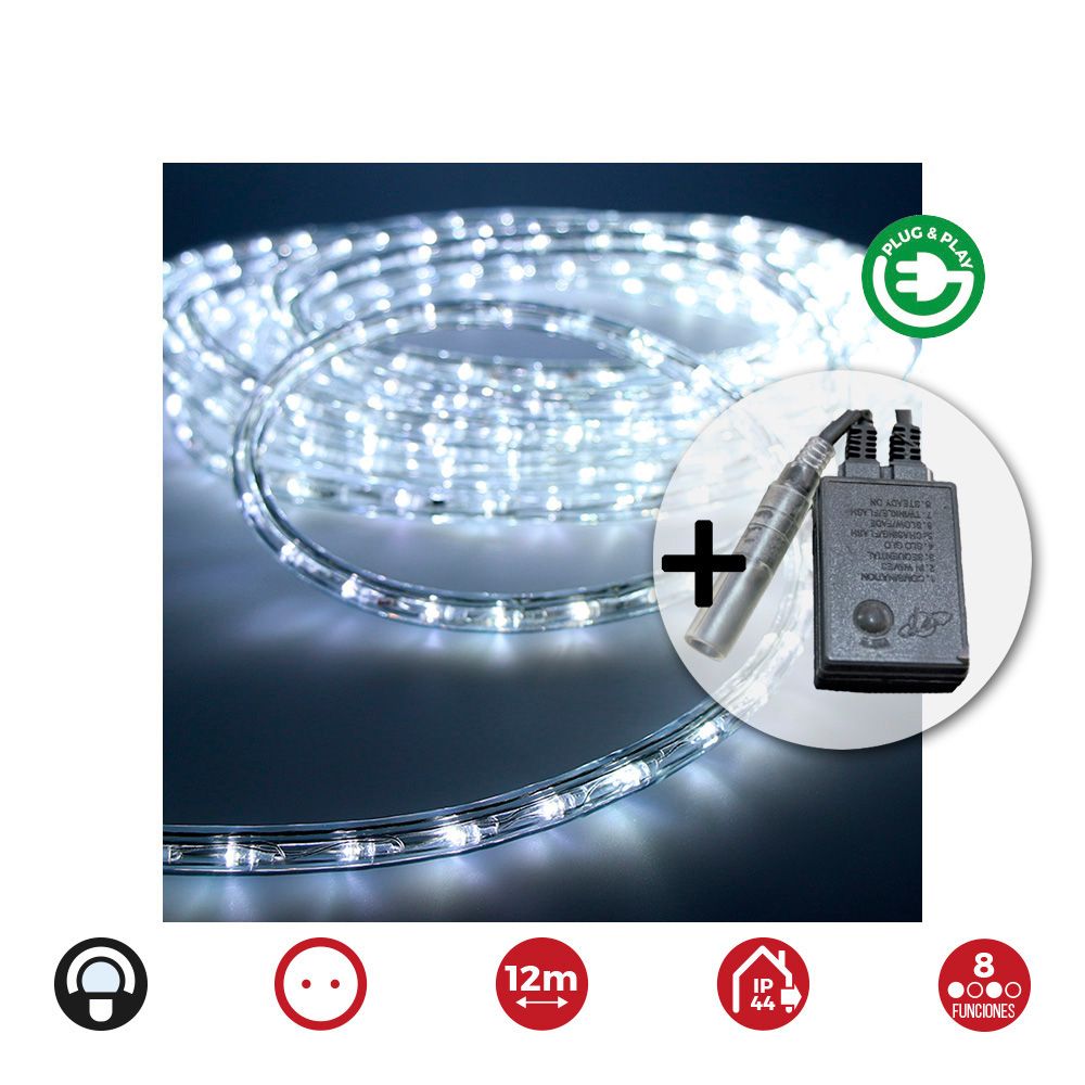 KIT FLEXILED MULTIFUNCION BLANCO FRIO 12 m
