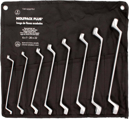 Juego de 8 Llaves Acodadas Wolfpack