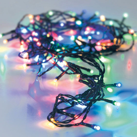 GUIRNALDA MULTIFUNCION 240 LEDS MULTICOLOR EXTERIOR 21 m