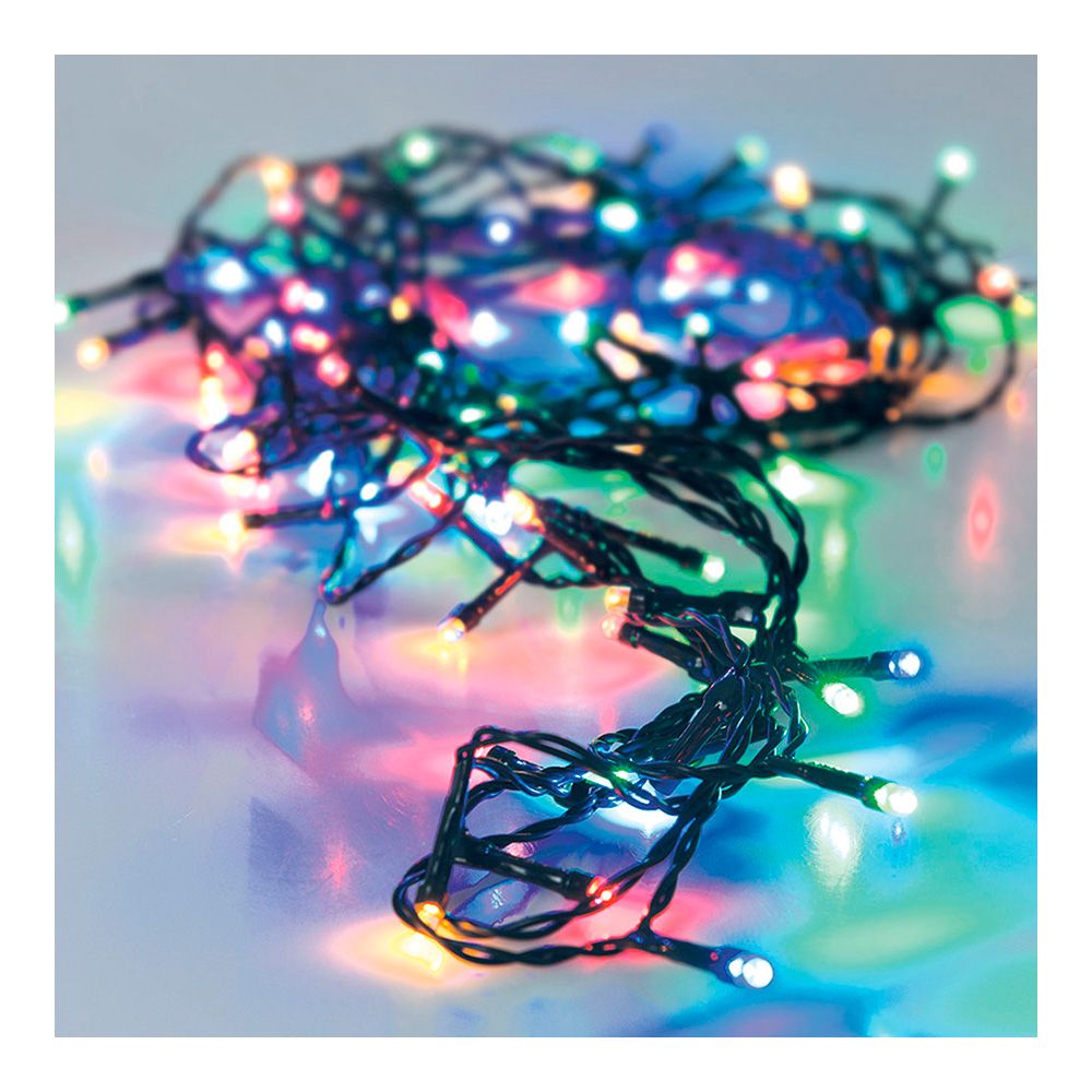 GUIRNALDA MULTIFUNCION 80 LEDS MULTICOLOR EXTERIOR 9 m