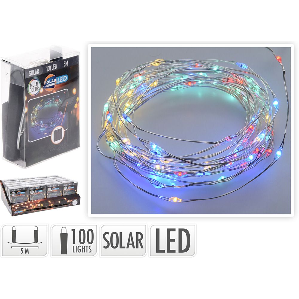 GUIRNALDA MICRO LED, MULTICOLOR, 100 LEDS, 7 m