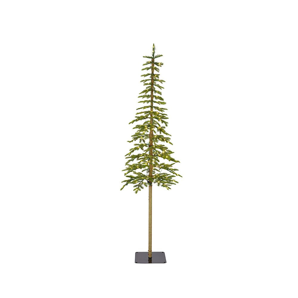 ARBOL DE NAVIDAD MICROLED, Ø41x180cm, PARPADEANTES, 150 LEDS, BLANCO CALIDO.