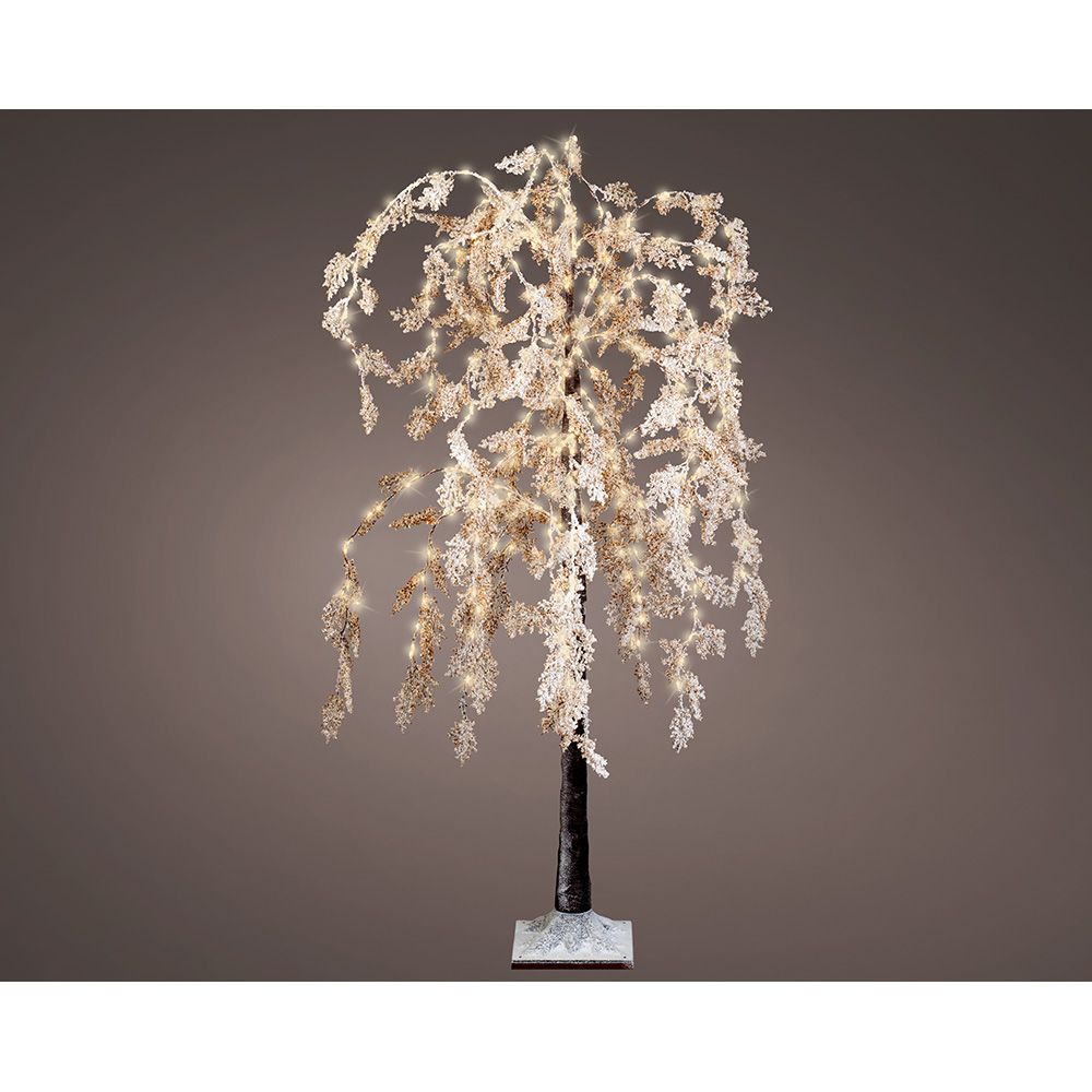 ÁRBOL MICROLED SAUCE EFECTO NEVADO, Ø70 x 180 cm