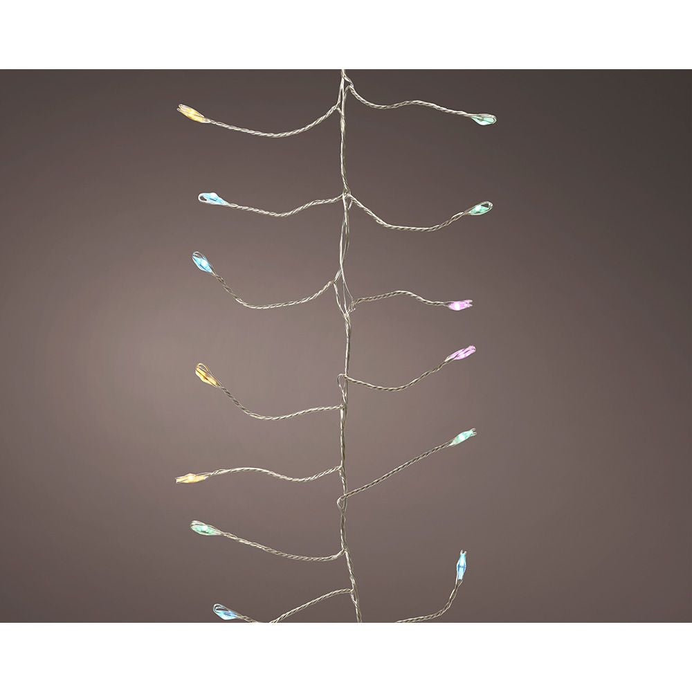 GUIRNALDA MICRO LED PARPADEANTE 960 LEDS MULTICOLOR PASTEL 8 FUNCIONES TEMPORIZADOR  6 m