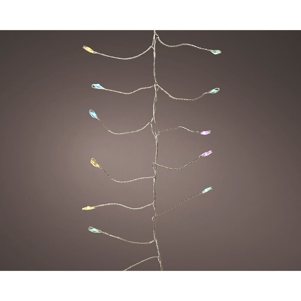 GUIRNALDA  MICROLEDS PARPADEANTE, 480 LEDS, MULTICOLOR SUAVE