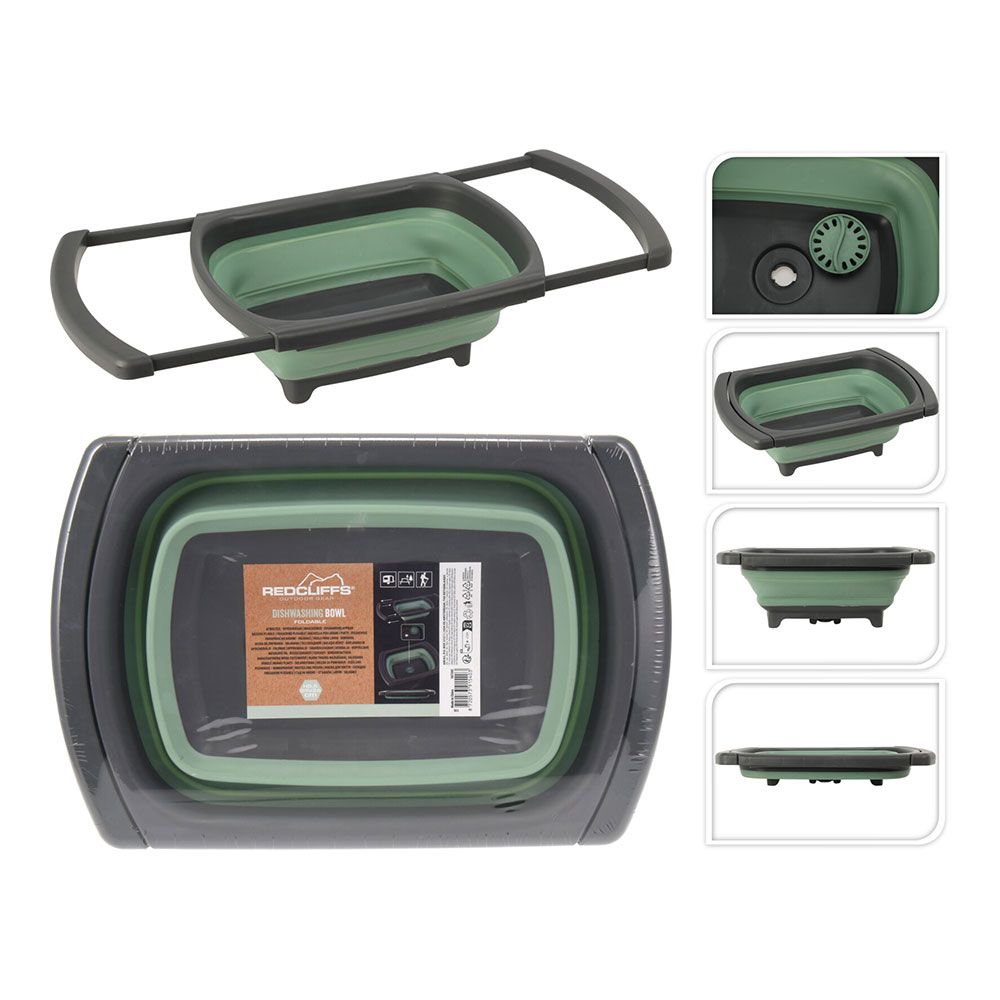 FREGADERO PLEGABLE ESPECIAL CAMPING 290 x 260 x 55 mm