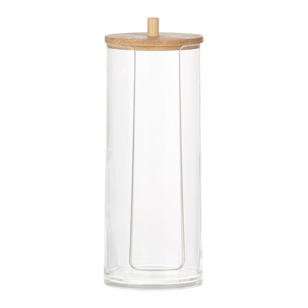 BOTE DE BAÑO ALGODONERO ACRÍLICO Ø7 x 17 cm