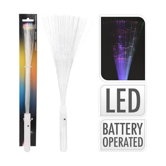 ESPIGAS LED DE FIBRA ÓPTICA, A PILAS