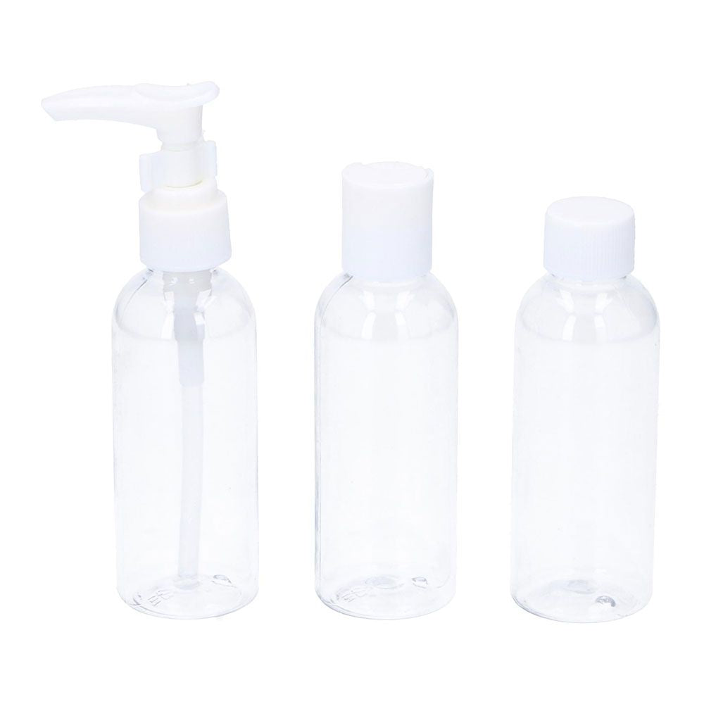 PACK RECIPIENTES PARA EQUIPAJE DE CABINA AVIÓN 3 PIEZAS 3 x 80 ml DUNLOP TRAVEL