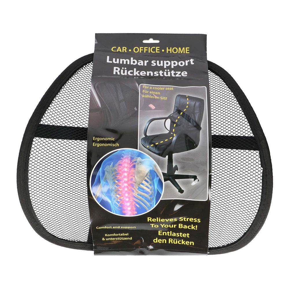 SOPORTE LUMBAR DE MALLA 40 x 38 x 15 cm