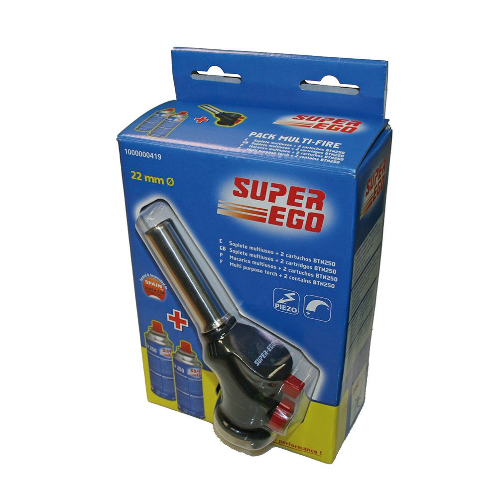PACK SOPLETE MULTI-FIRE + 2 CARTUCHOS 227 g  Ø22cm