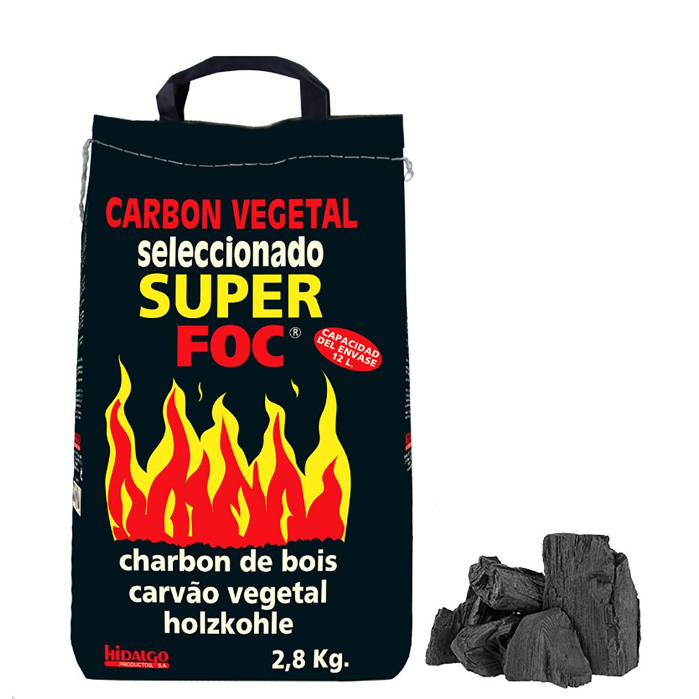 BOLSA DE CARBÓN VEGETAL 2,8 kg