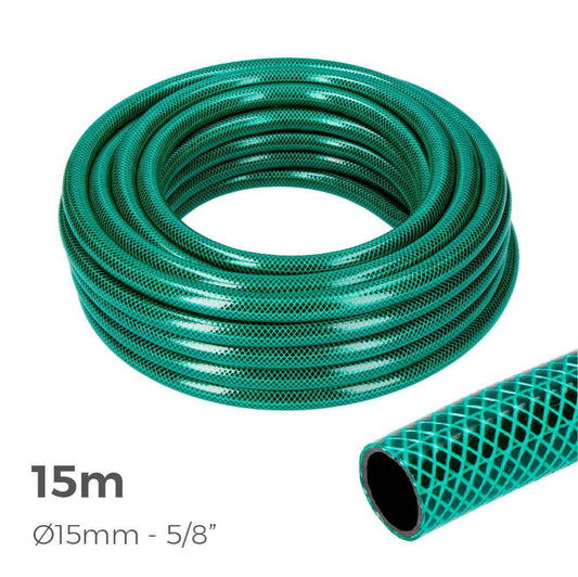 MANGUERA DE JARDÍN BASIC 15 m (5/8 pulg 15 mm)