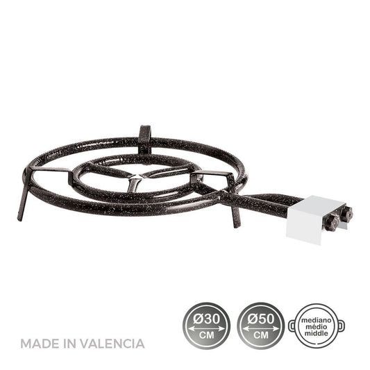 QUEMADOR DE GAS BUTANO/PROPANO Ø50 cm 2 FUEGOS