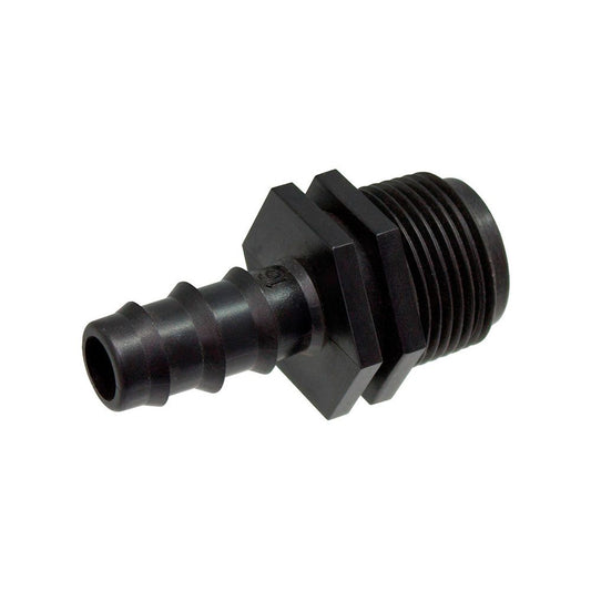 ADAPTADOR MACHO TUBO 16mm A ROSCA 3/4" BLUE BIRD